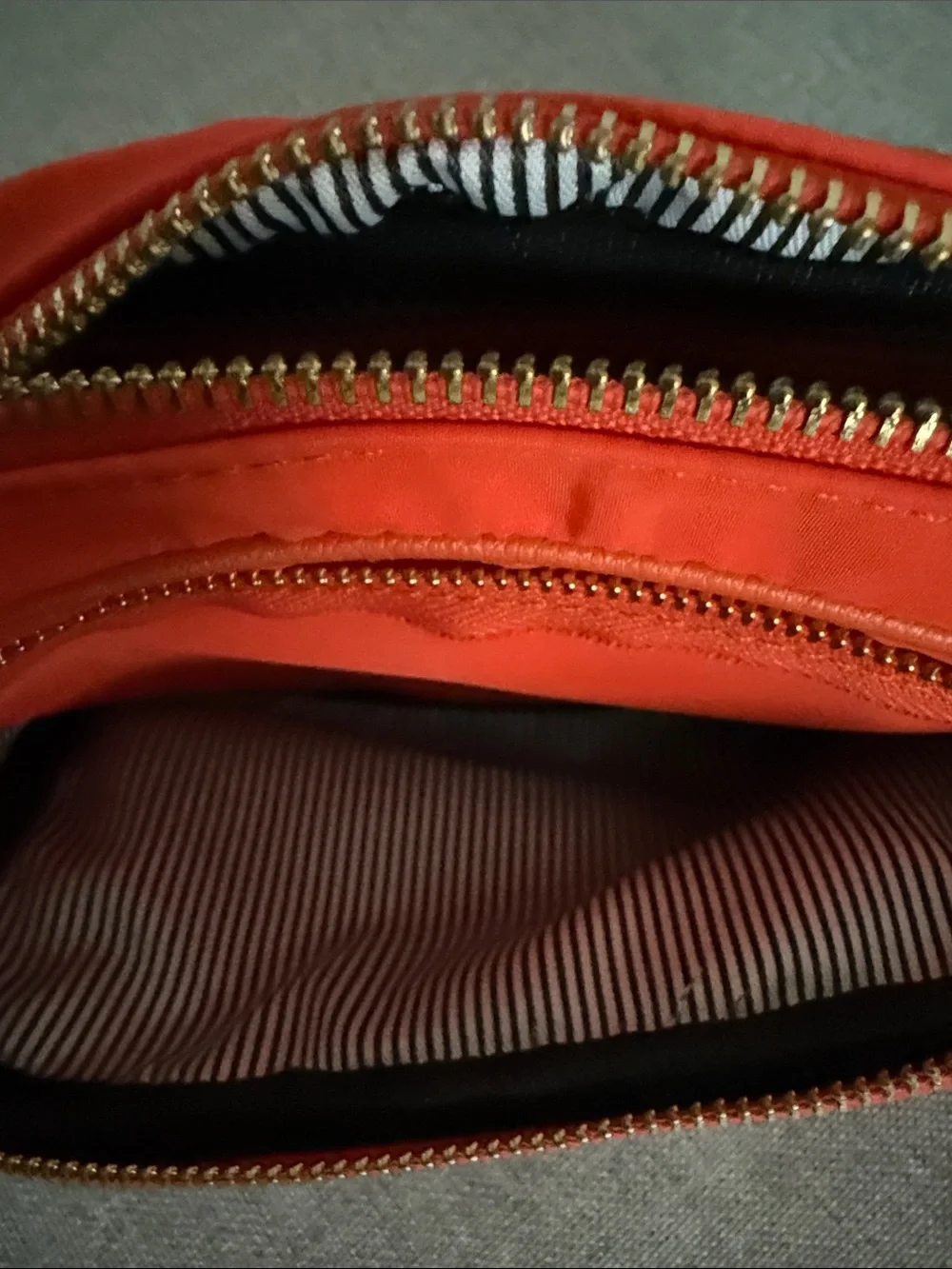 Loudenhide Cali Orange Crossbody Bag with Wide Adjustable Strap